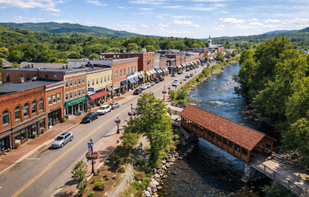 Historic Main Street in Littleton NH